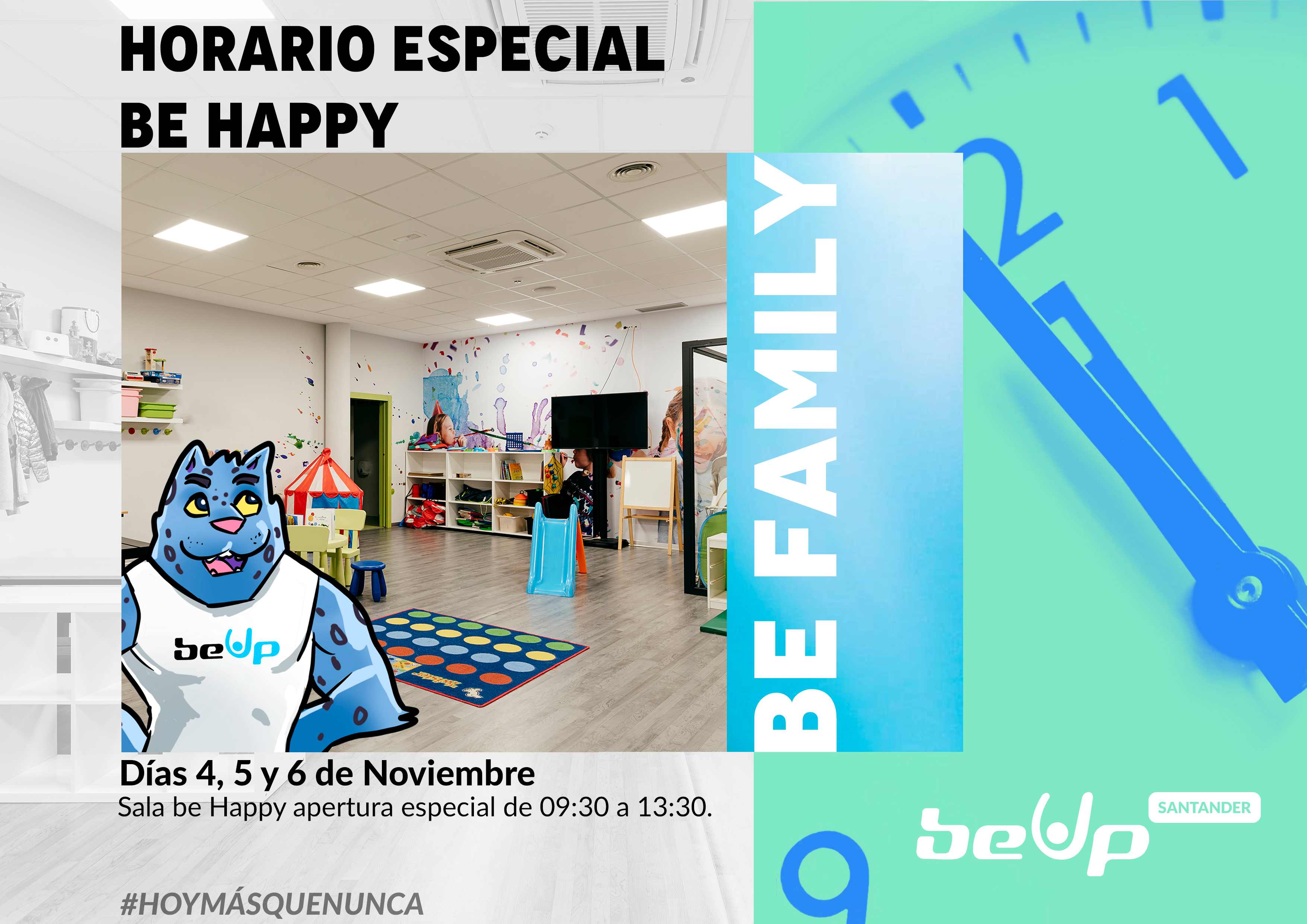 Horario especial be Happy